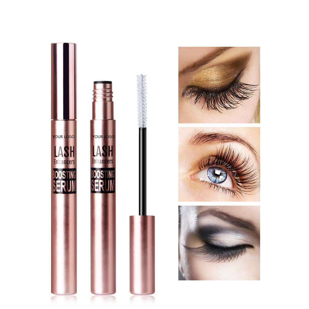 Rose Gold Lash Boosting Serum – Thick, Long & Curled Eyelashes in Weeks | Mascara-Style Applicator