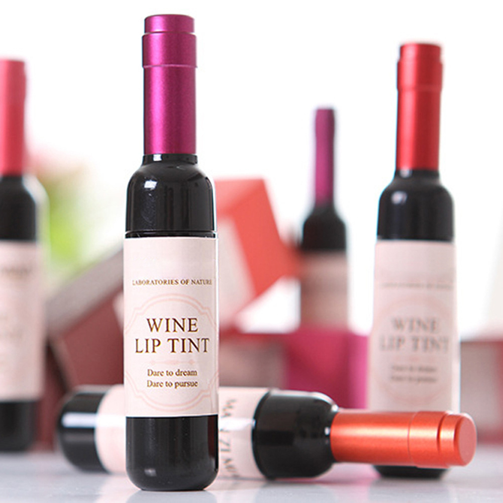 Wine Lip Tint – Long Lasting Waterproof Matte & Glossy Lip Stain (6 Shades)