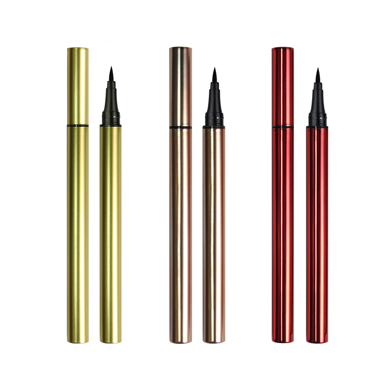 Waterproof Gold Liquid Eyeliner Pen – Precision Felt Tip Liner – Smudge-Proof & Long-Lasting Formula