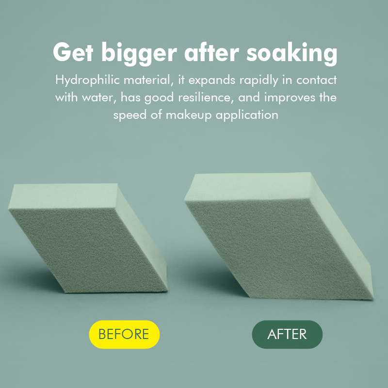 Soft Square Makeup Puff – 20pcs Non-Latex Foundation Sponge Set for Liquid & Cream Application