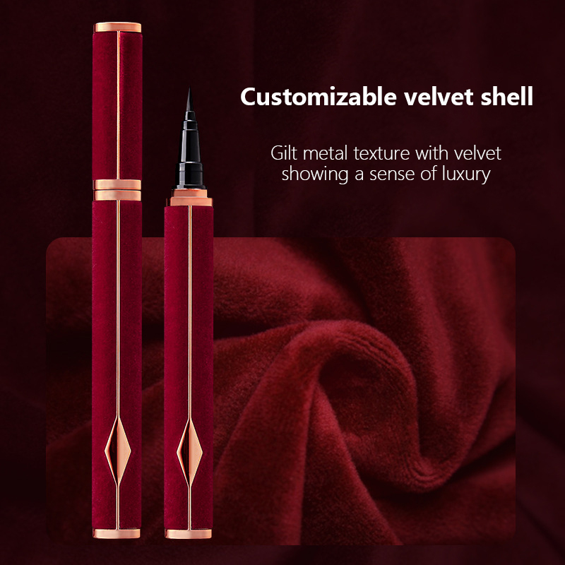 Luxury Velvet Eyeliner Pen – Waterproof Precision Liquid Liner – Soft & Sponge Tip Options