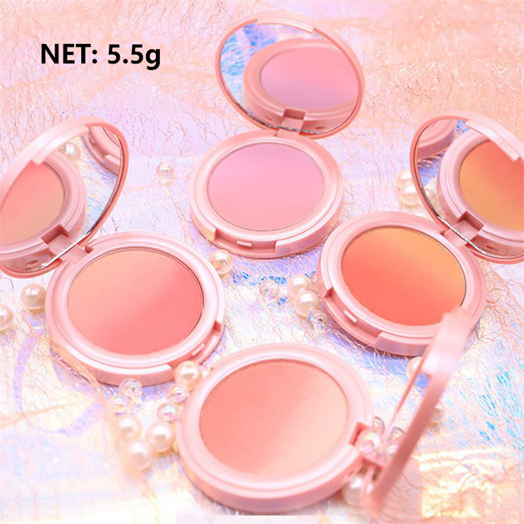 Silky Gradient Blush Palette – Long-Lasting Matte Powder Blusher with Mirror | 5.5g