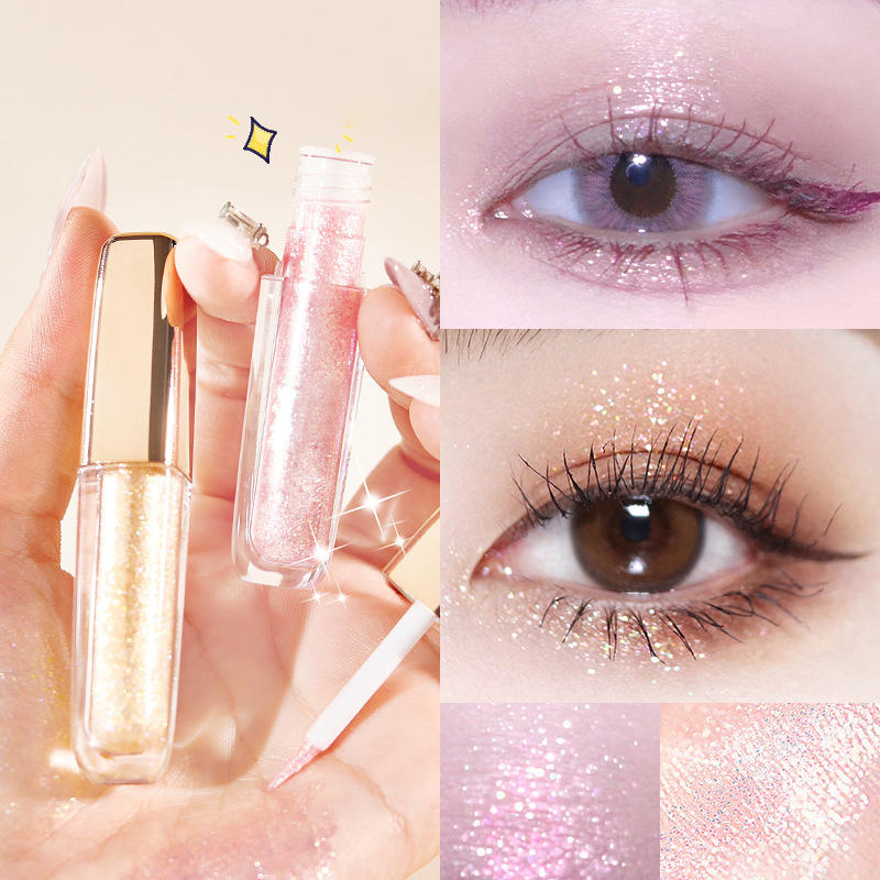Shimmer Liquid Eyeshadow – Long-Lasting Waterproof Glitter Eye Makeup