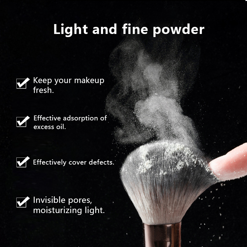 Lightweight Long-Lasting Loose Powder with Natural Oils – Smooth, Waterproof, and Pore-Blurring Finish