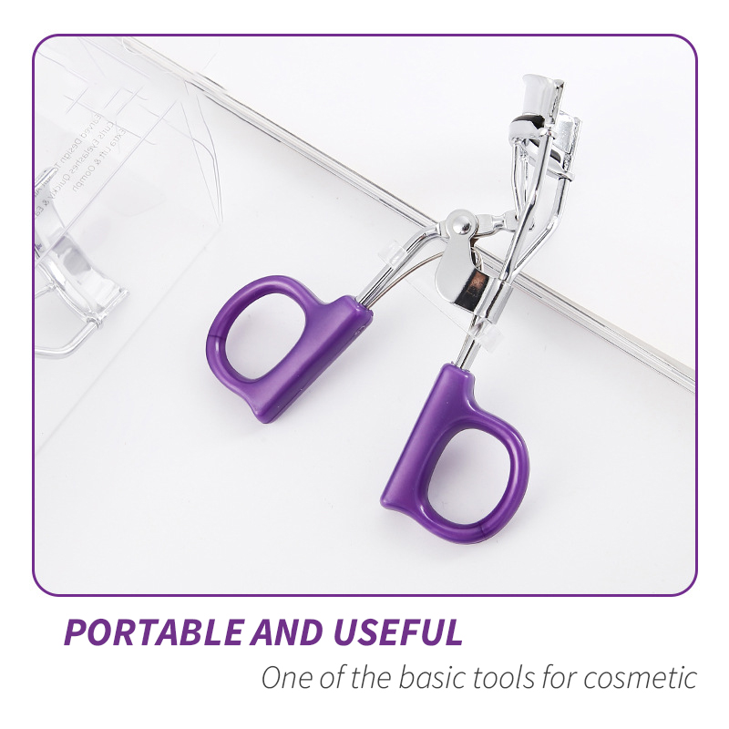 Plastic Handle Eyelash Curler with Silicone Pad – Comfortable Grip & Compact Lash Tool for All Eye Shapes