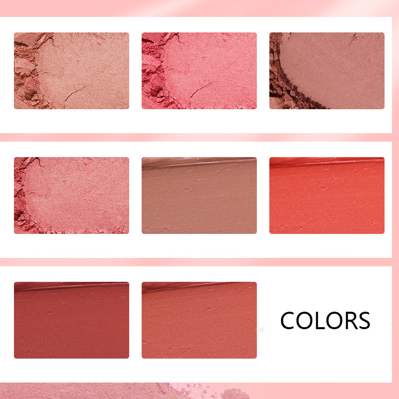 Matte & Shimmer Powder Blush Palette