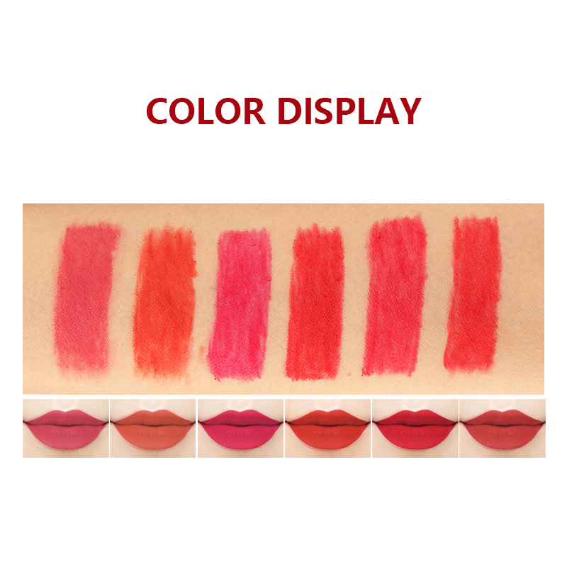 Waterproof Matte Lip Liner Pencil – Long-lasting Smooth Lip Contour with Built-in Sharpener