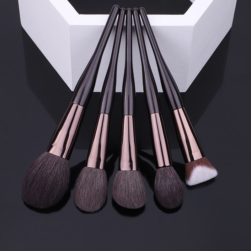 Professional Customizable Makeup Brush Set - 12PCS Beauty Tool Kit for Face & Eyes