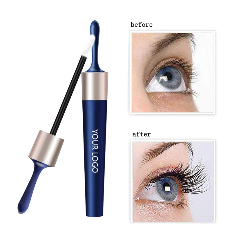 Premium Eyelash Growth Liquid – Long, Curly & Stronger Lashes in Weeks | Blue Serum with Soft Brush for Precise Application