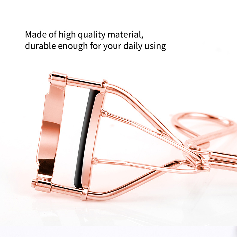 Classic Stainless Steel Eyelash Curler – Professional Lash Tool with Silicone Pad & Ergonomic Handle