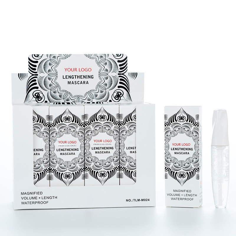Clear Lengthening Waterproof Mascara – Volumizing, Long-Lasting, Smudge-Free Formula | 45g Net | Private Label Support