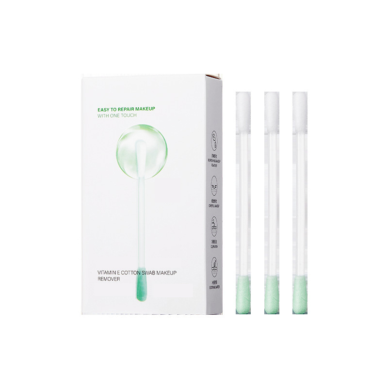 Disposable Eye Makeup Remover Cotton Swabs – Precision Oil-Based Cleanser Sticks