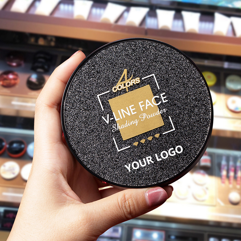 4 Color V-Line Face Shading Powder Palette