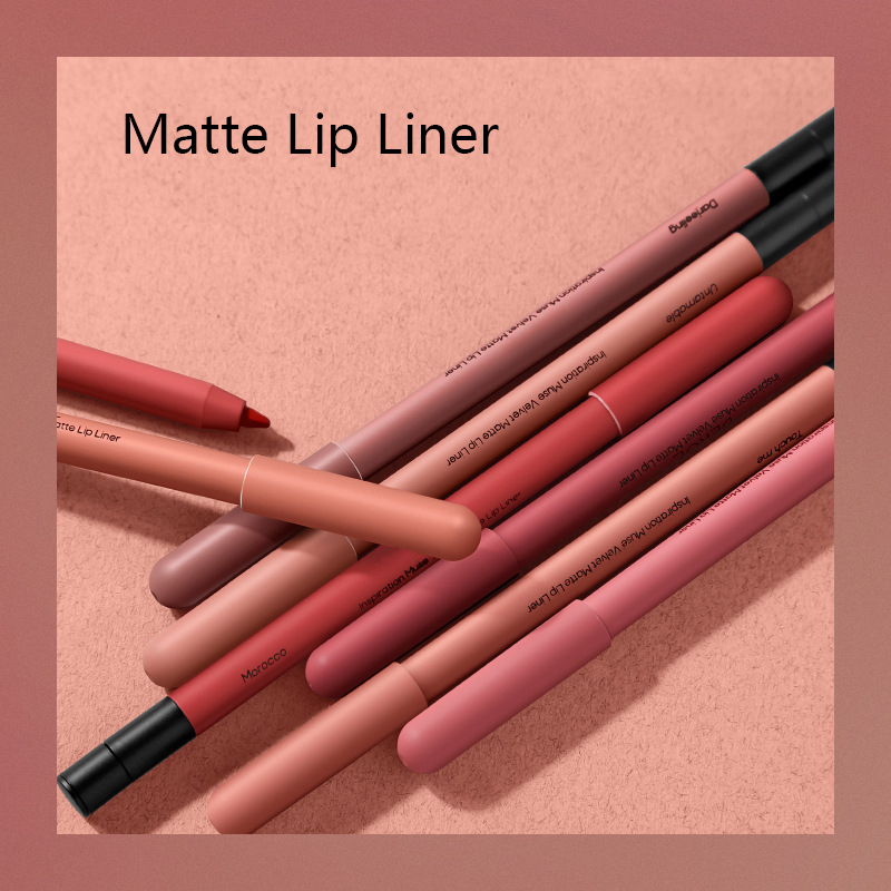 Inspiration Muse Matte Lip Liner Pencil – Long-lasting, Waterproof, and Velvety Smooth