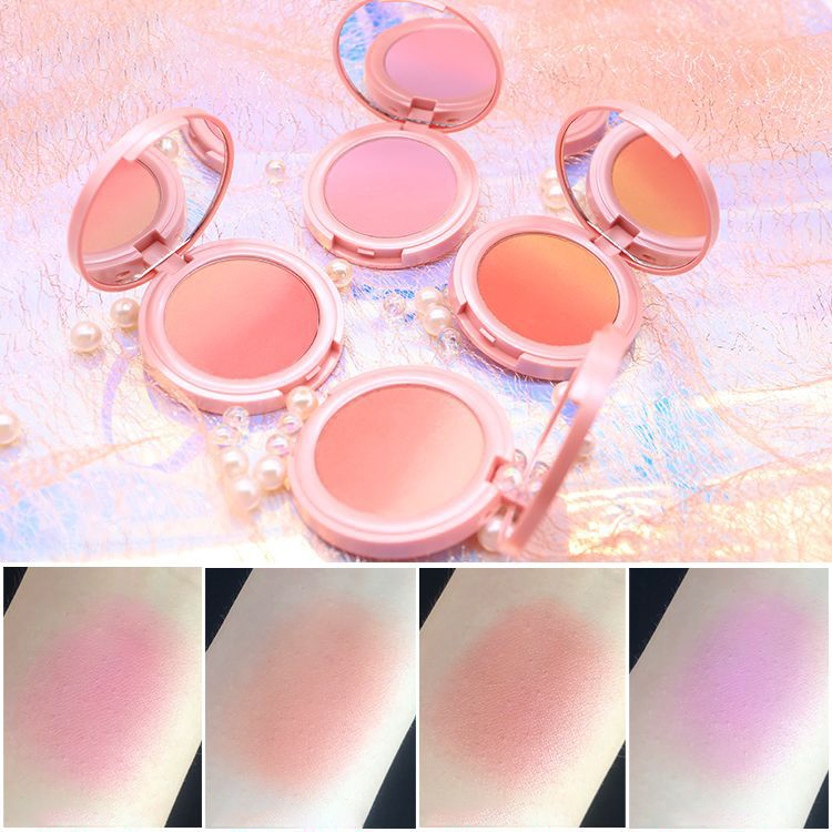 Silky Gradient Blush Palette – Long-Lasting Matte Powder Blusher with Mirror | 5.5g