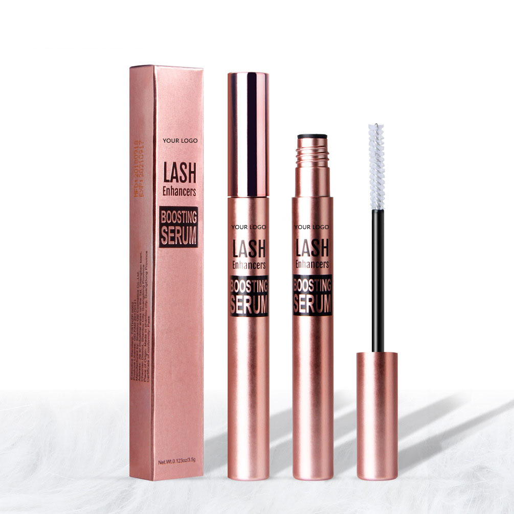 Rose Gold Lash Boosting Serum – Thick, Long & Curled Eyelashes in Weeks | Mascara-Style Applicator