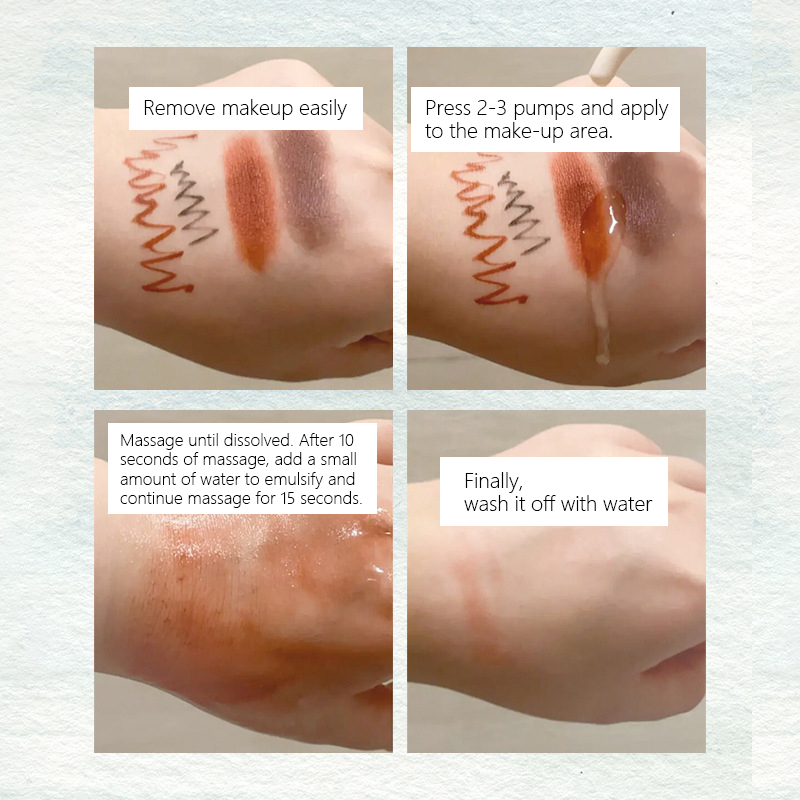 Natural Plant Extract Makeup Remover Oil – Deep Cleansing & Emulsifying