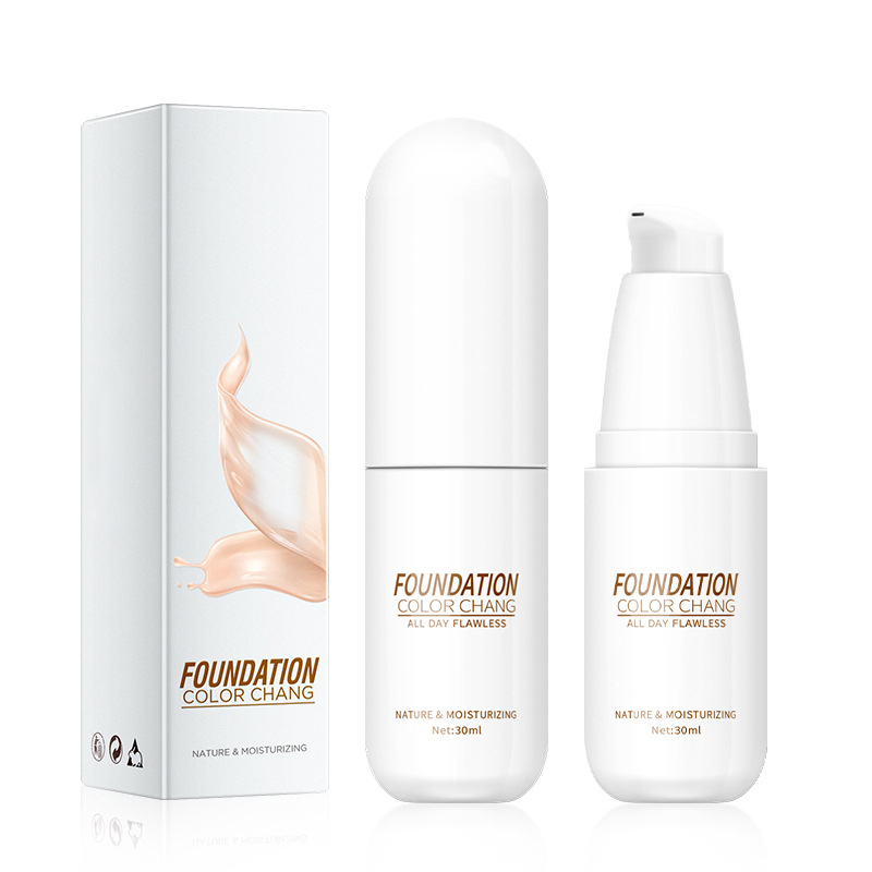 Color Changing Liquid Foundation – Smart Shade Matching, Moisturizing & Long-Lasting Coverage