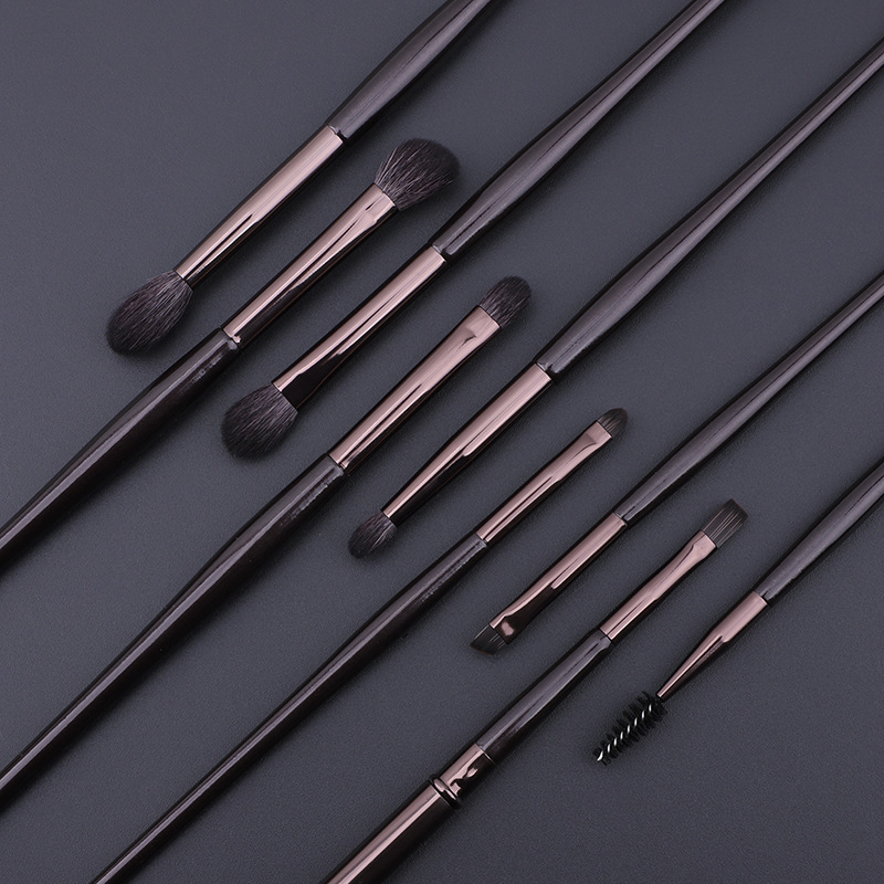 Professional Customizable Makeup Brush Set - 12PCS Beauty Tool Kit for Face & Eyes