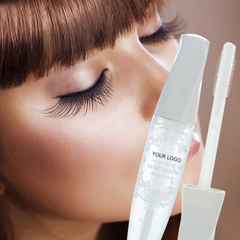 Clear Lengthening Waterproof Mascara – Volumizing, Long-Lasting, Smudge-Free Formula | 45g Net | Private Label Support
