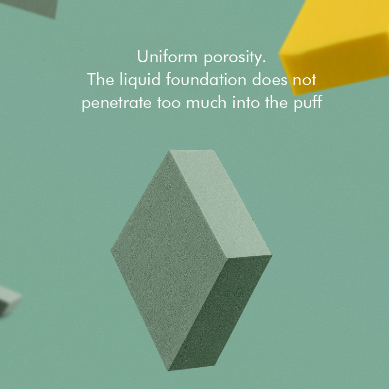 Soft Square Makeup Puff – 20pcs Non-Latex Foundation Sponge Set for Liquid & Cream Application