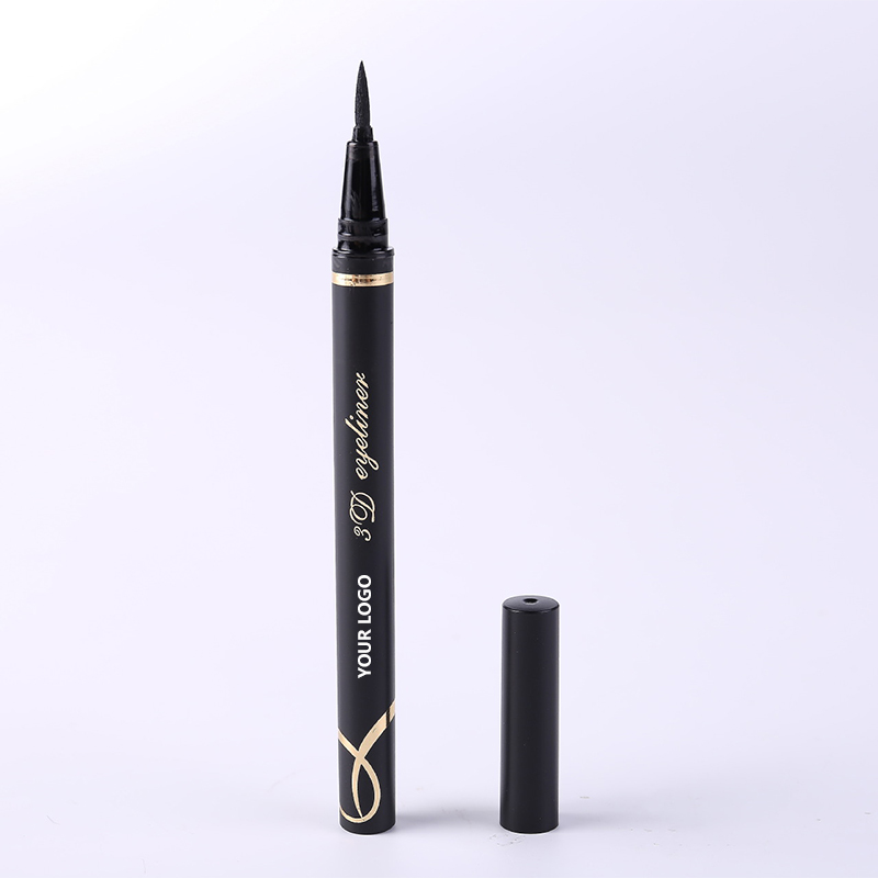 24H Waterproof Precision Liquid Eyeliner Pen – Bold Black Color, Felt Tip, Sweatproof & Smudge-proof Formula