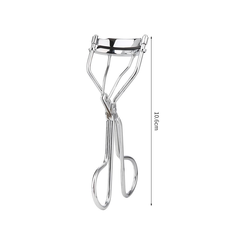 Classic Stainless Steel Eyelash Curler – Professional Lash Tool with Silicone Pad & Ergonomic Handle