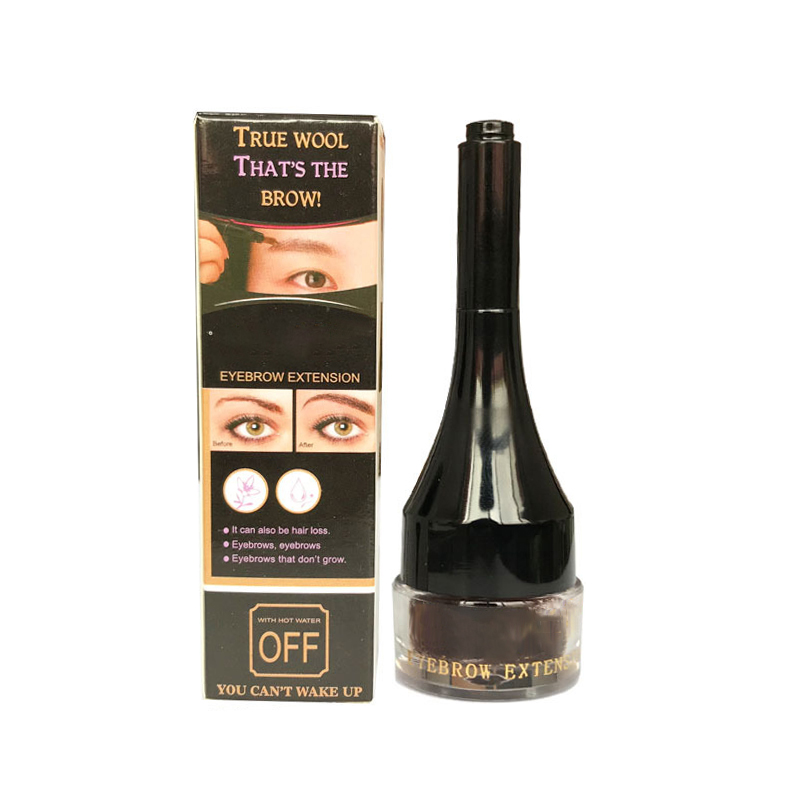 True Wool Eyebrow Extension Gel – Natural-Looking, Waterproof & Long-Lasting Fiber Brow Enhancer