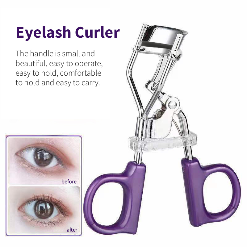 Plastic Handle Eyelash Curler with Silicone Pad – Comfortable Grip & Compact Lash Tool for All Eye Shapes