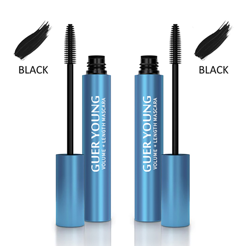 GUER YOUNG Volumizing & Lengthening Mascara – 10x Lash Elongation, Serum-Based, Hypoallergenic & Vegan