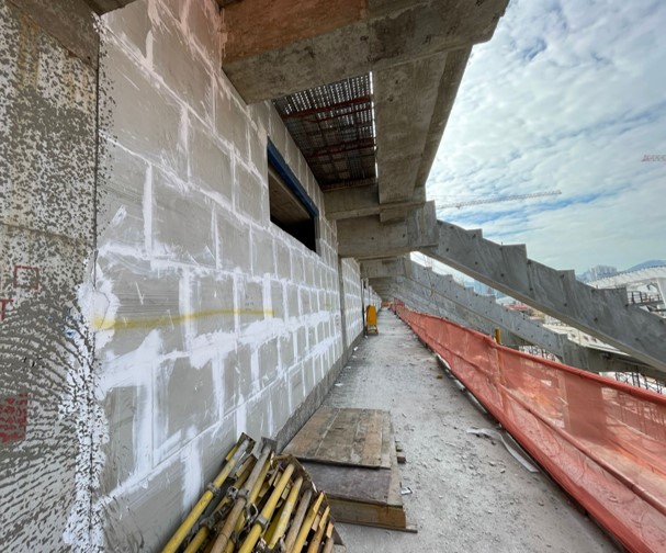 Semi-External Full-External Wall