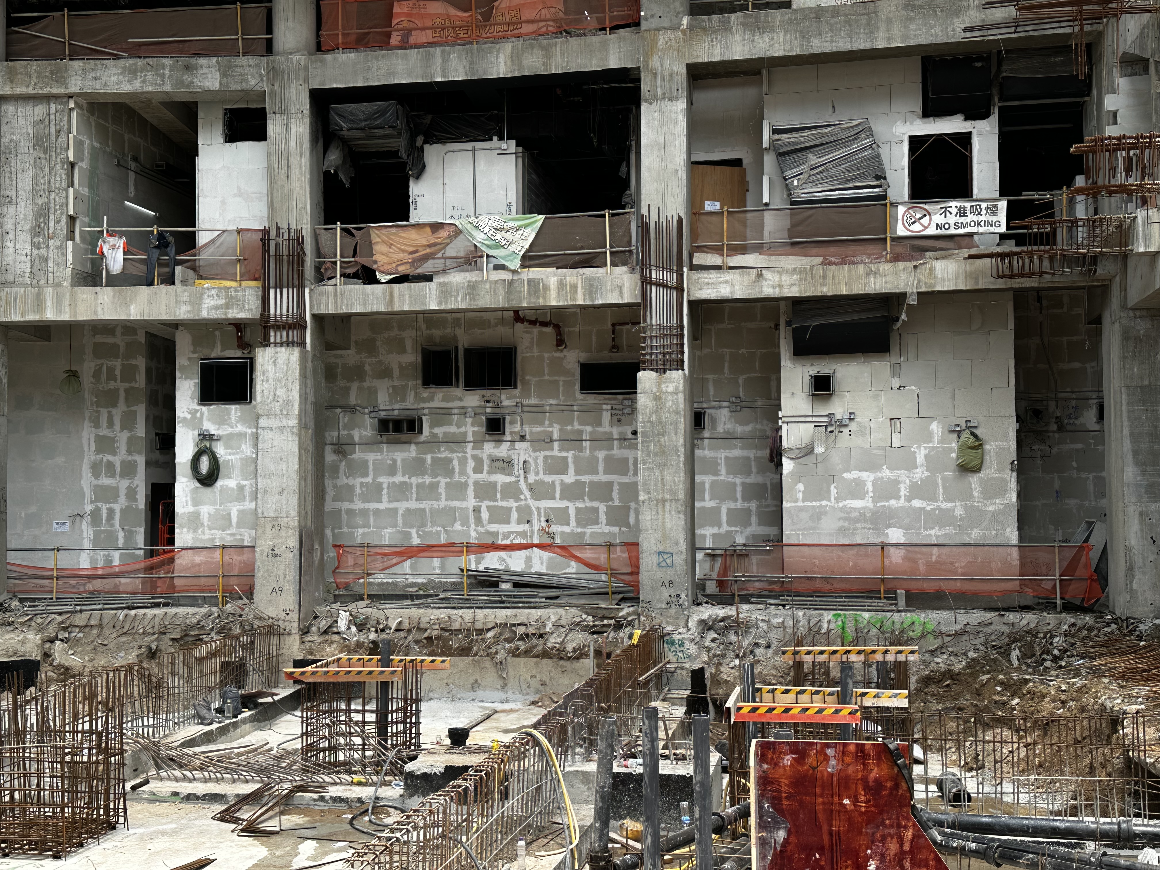 Semi-External Full-External Wall