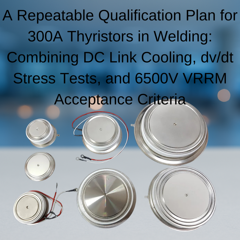 A Repeatable Qualification Plan for 300A Thyristors in Welding: Combining DC Link Cooling, dv/dt Stress Tests, and 6500V VRRM Acceptance Criteria