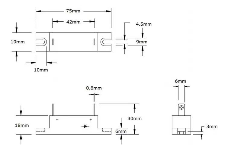 HV07-16 High Voltage Fast Recovery Diode 9kV-17000v 750mA Rectifier for Industrial and Pulse Power Applications