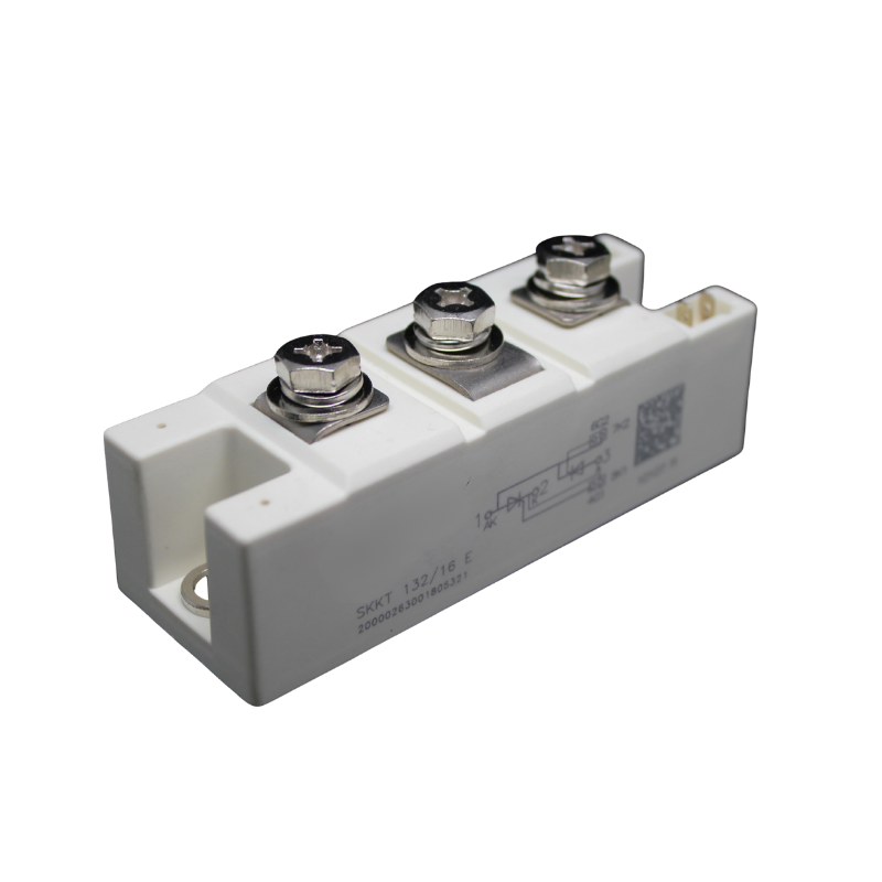Three-Phase Thyristor / Diode Module SKKT 132/16E | Semiduken High Power SCR Rectifier
