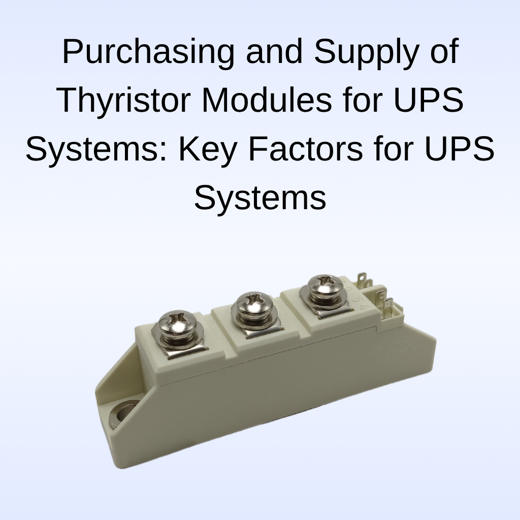 High surge current low on-state voltage industrial phase control dual thyristor module