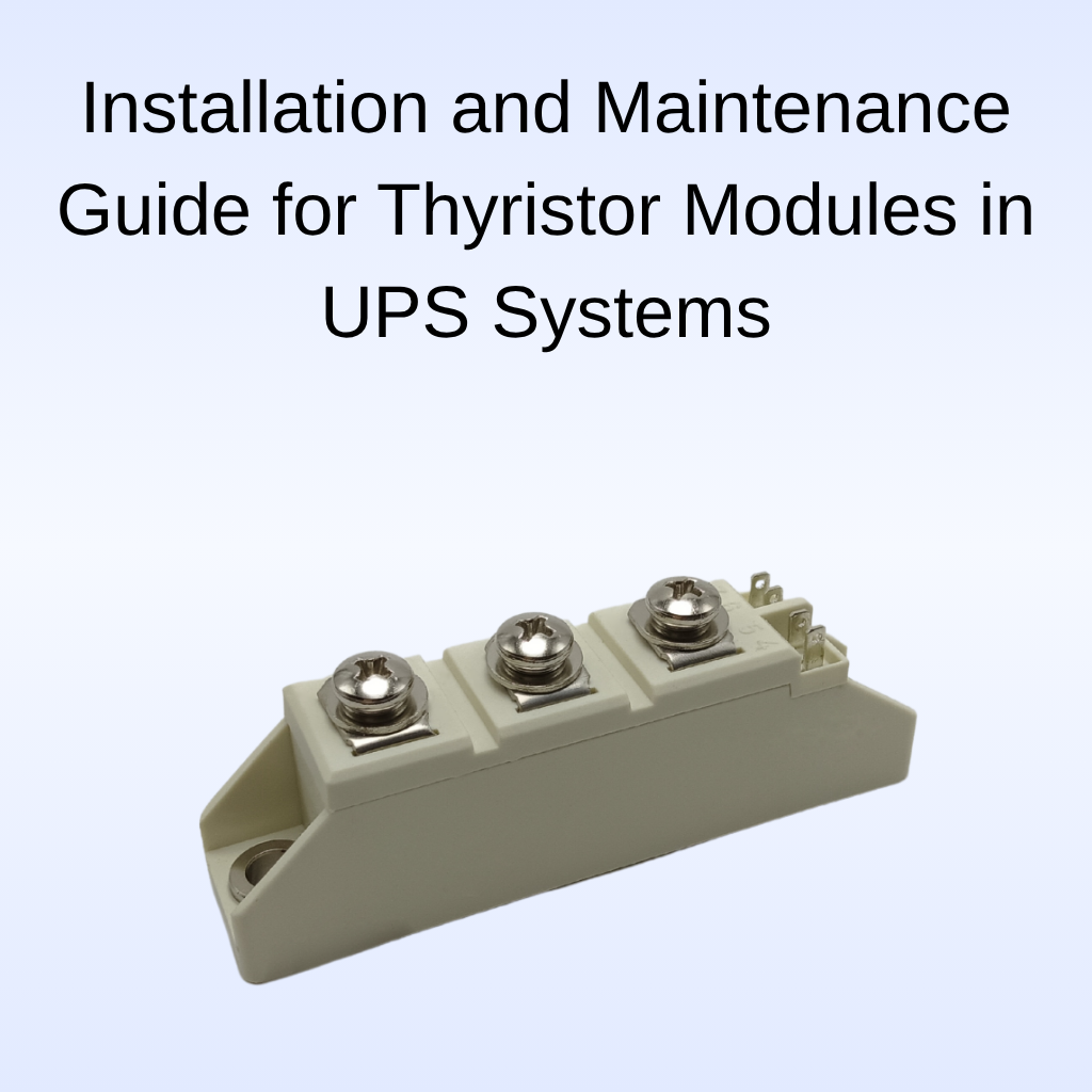 High surge current low on-state voltage industrial phase control dual thyristor module