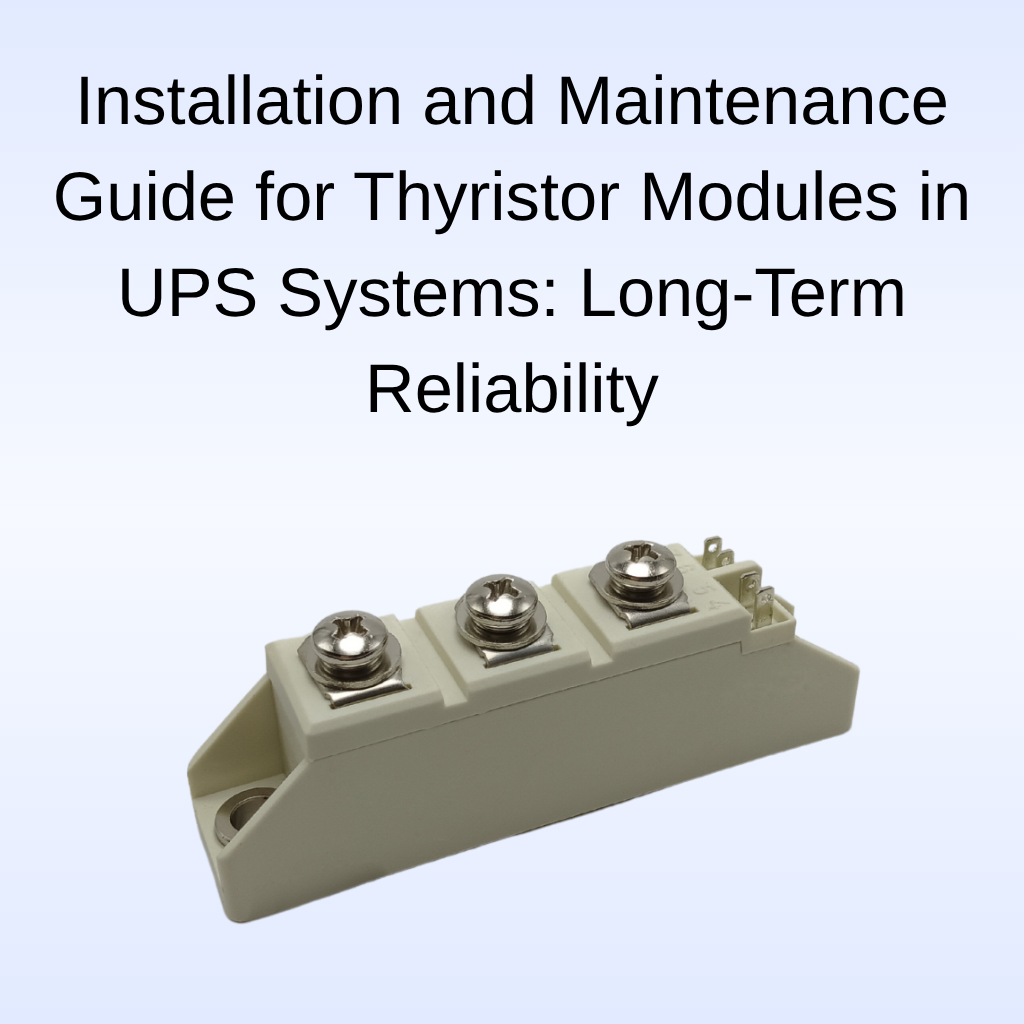 High surge current low on-state voltage industrial phase control dual thyristor module