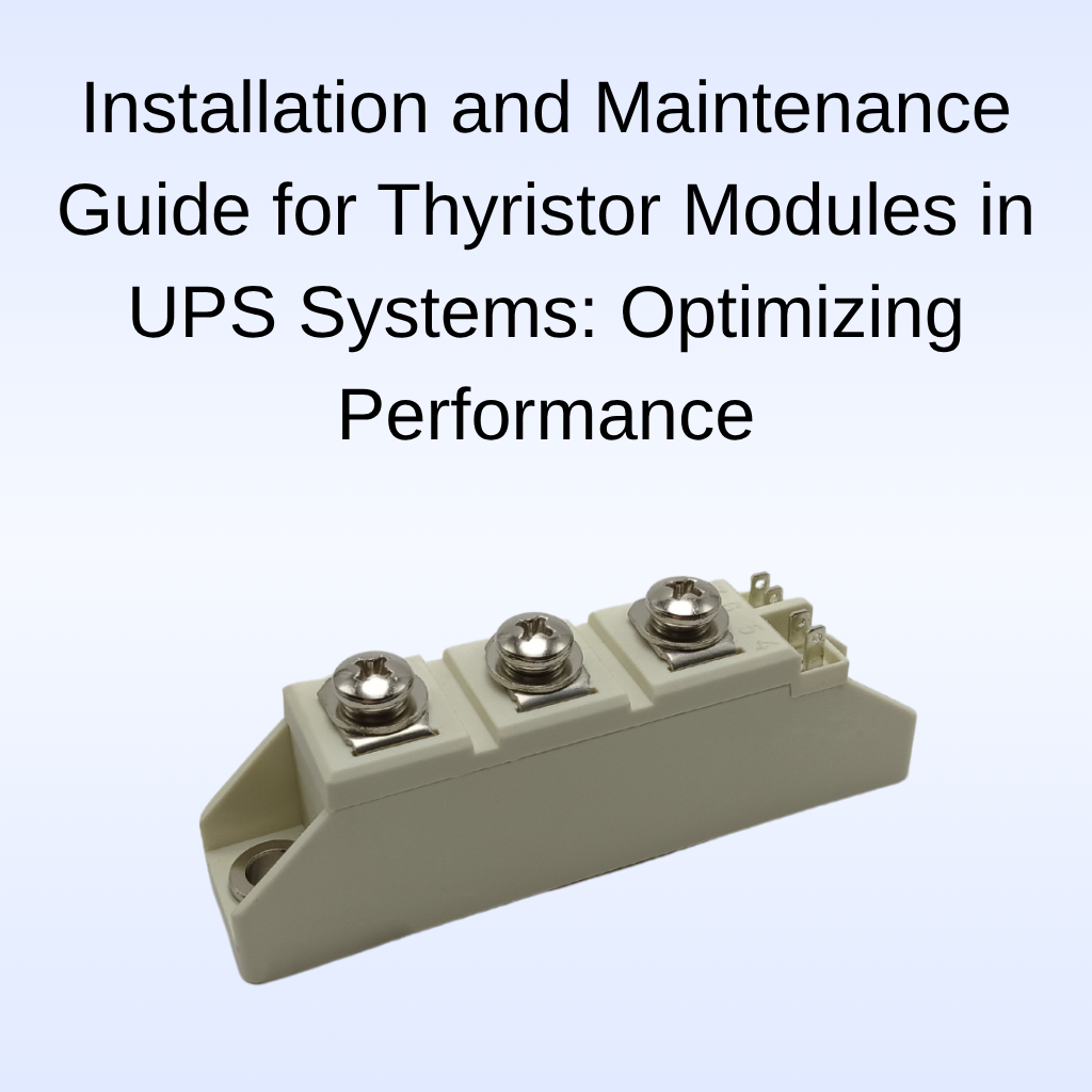 High surge current low on-state voltage industrial phase control dual thyristor module