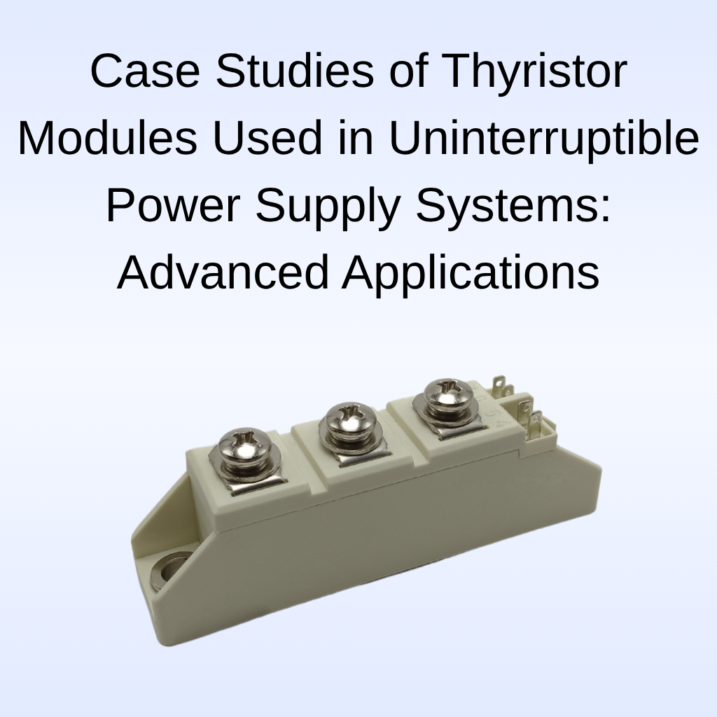High surge current low on-state voltage industrial phase control dual thyristor module