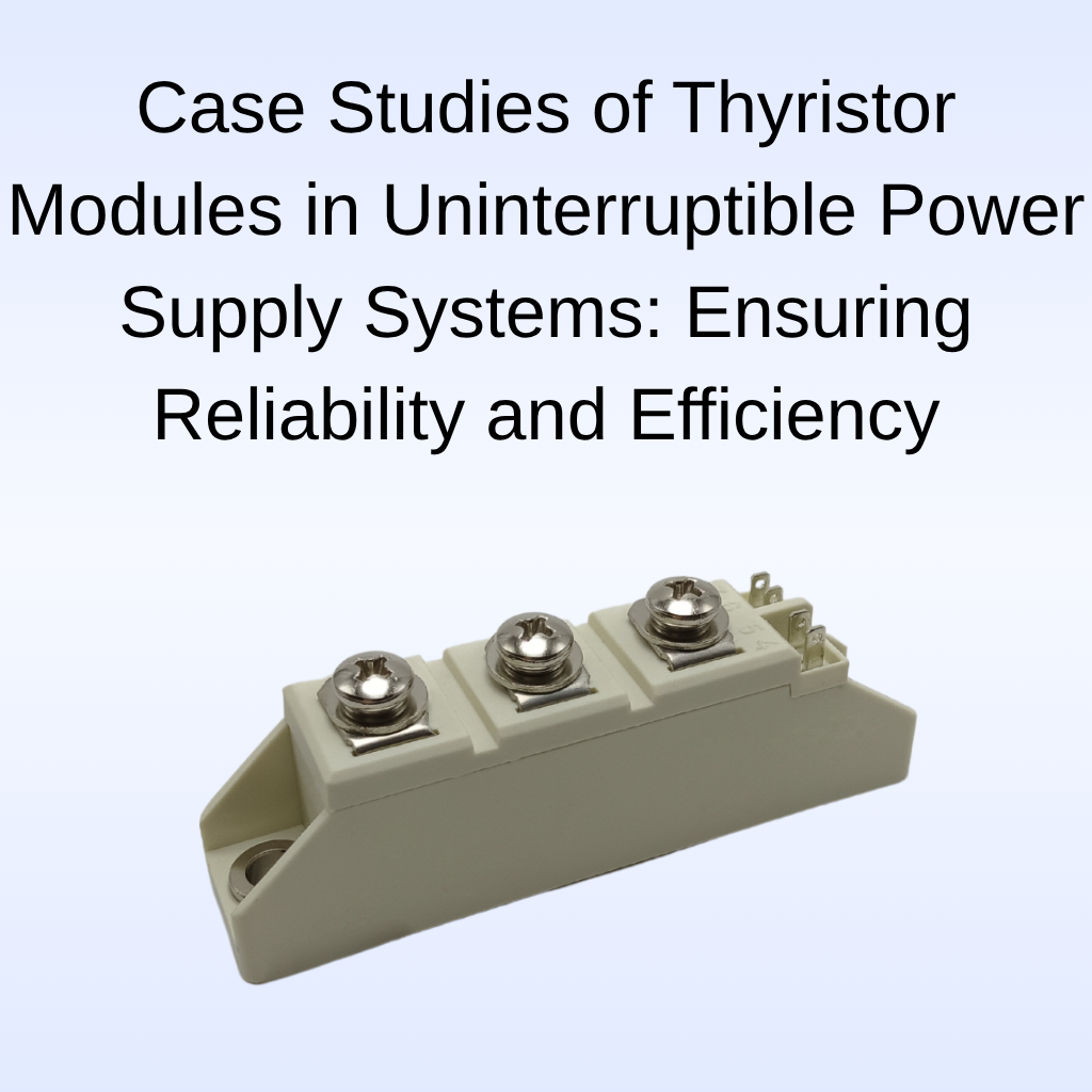 High surge current low on-state voltage industrial phase control dual thyristor module