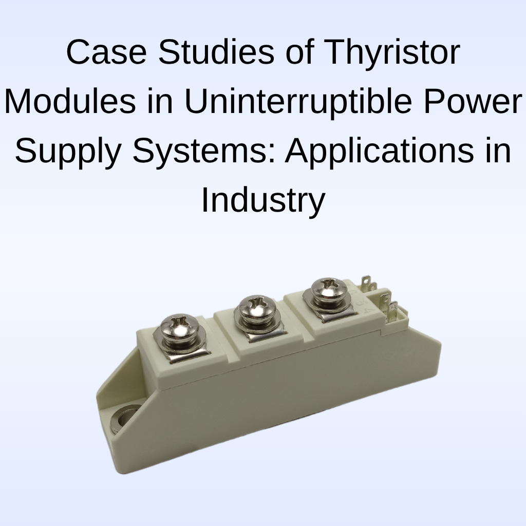 High surge current low on-state voltage industrial phase control dual thyristor module