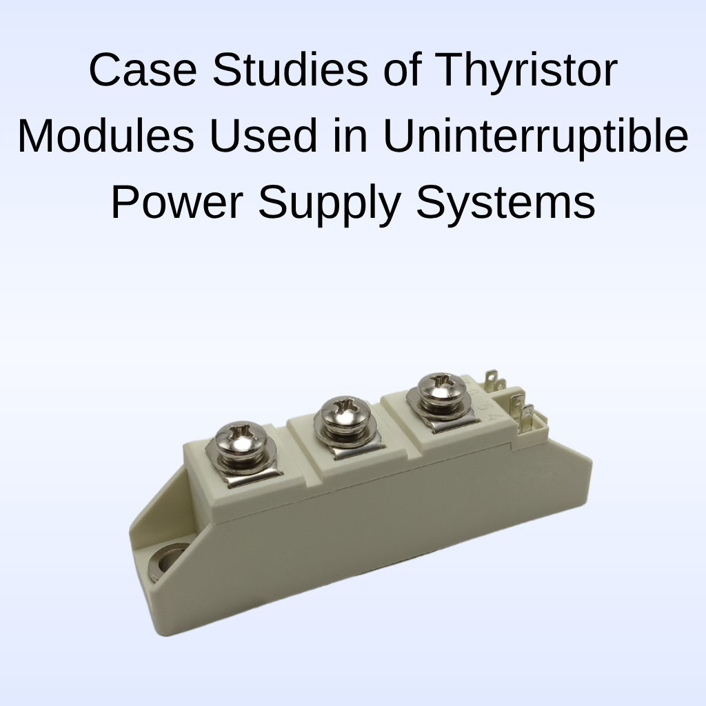 High surge current low on-state voltage industrial phase control dual thyristor module
