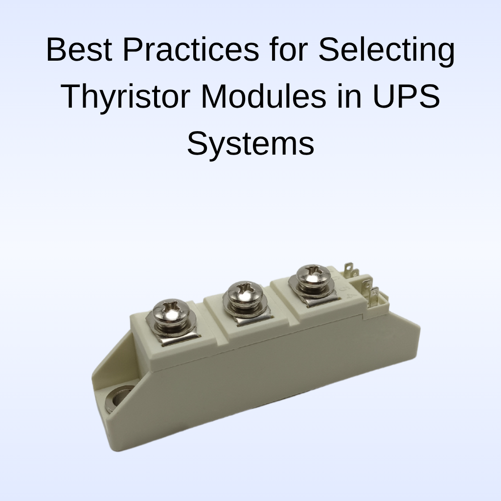 High surge current low on-state voltage industrial phase control dual thyristor module
