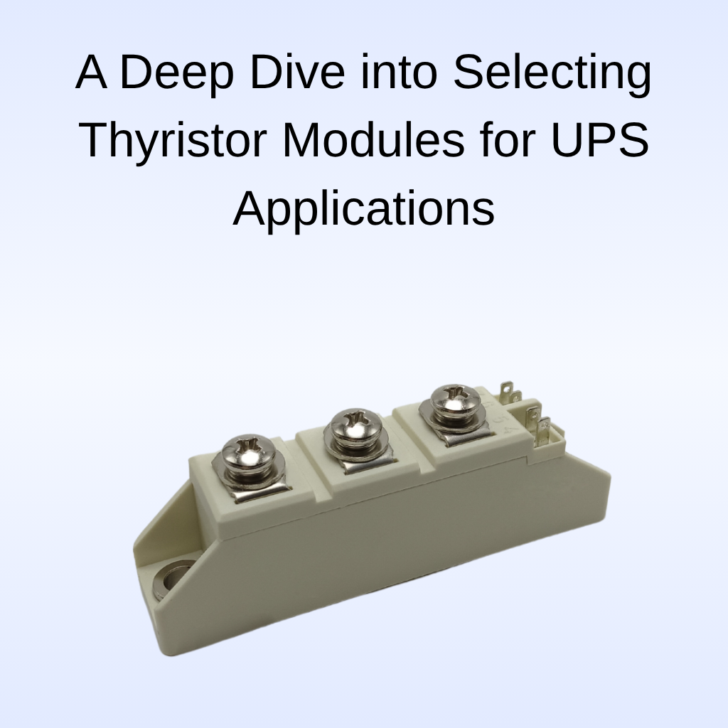 High surge current low on-state voltage industrial phase control dual thyristor module