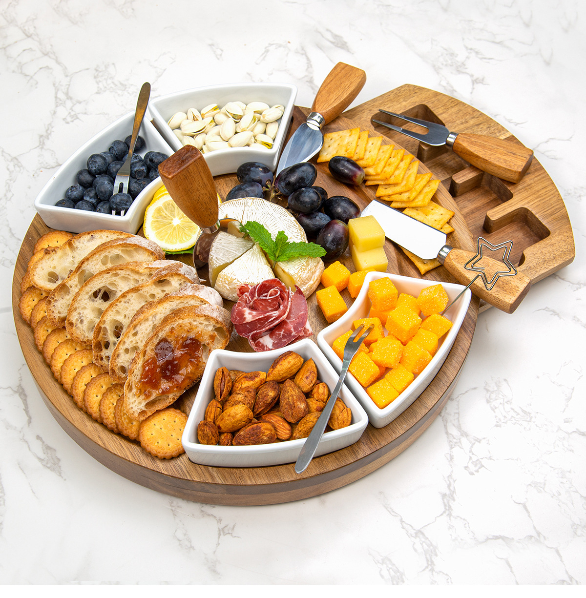 Dual Function Raw Authentic Acacia Wood Carving Boards: The Ultimate Choice for Versatile Kitchens