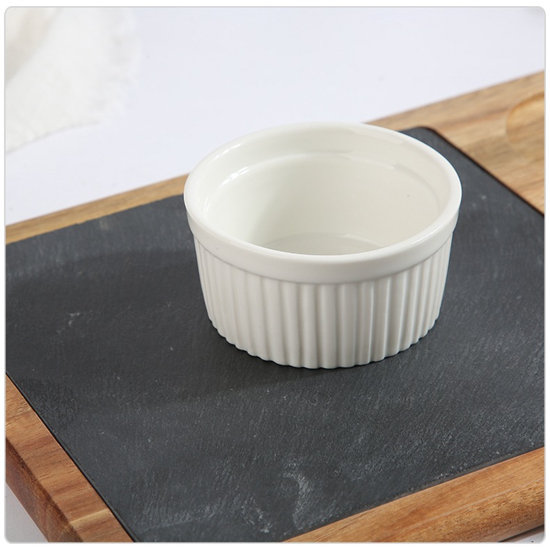Kitchen-grade Configurable Wooden Serving Tray with Slate Board and Ceramic Bowls – Natural Acacia Wood Appetizer Platter Set