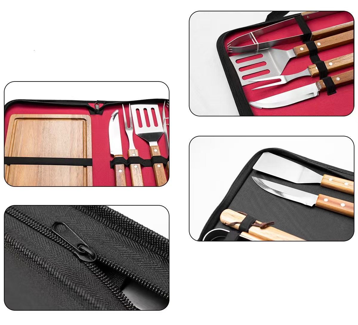 Custom Portable Outdoor BBQ Grill Tool Set