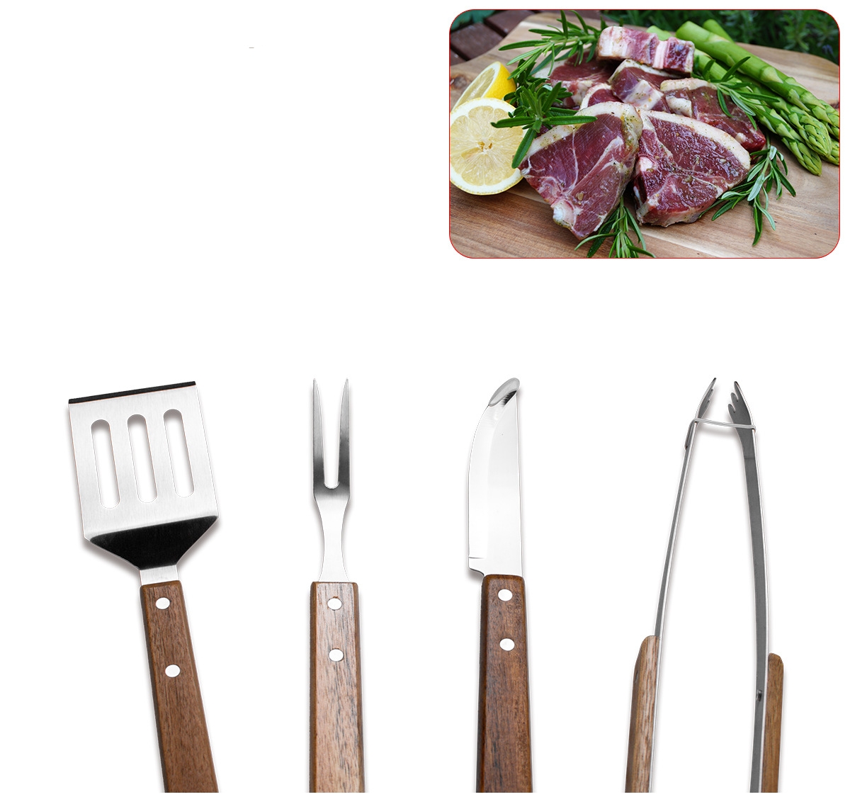 Custom Portable Outdoor BBQ Grill Tool Set