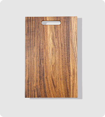 Antibacterial rectangle acacia wood cutting board